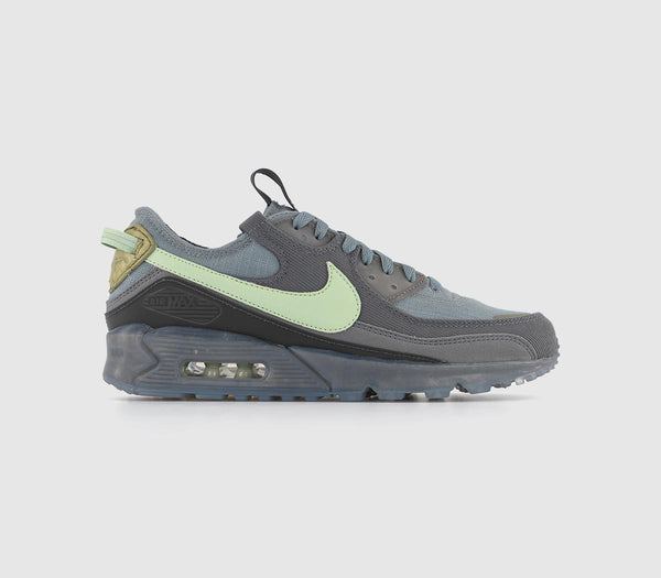 Mens Nike Air Max Terrascape 90 Cool Grey Honeydew Iron Grey Trainers