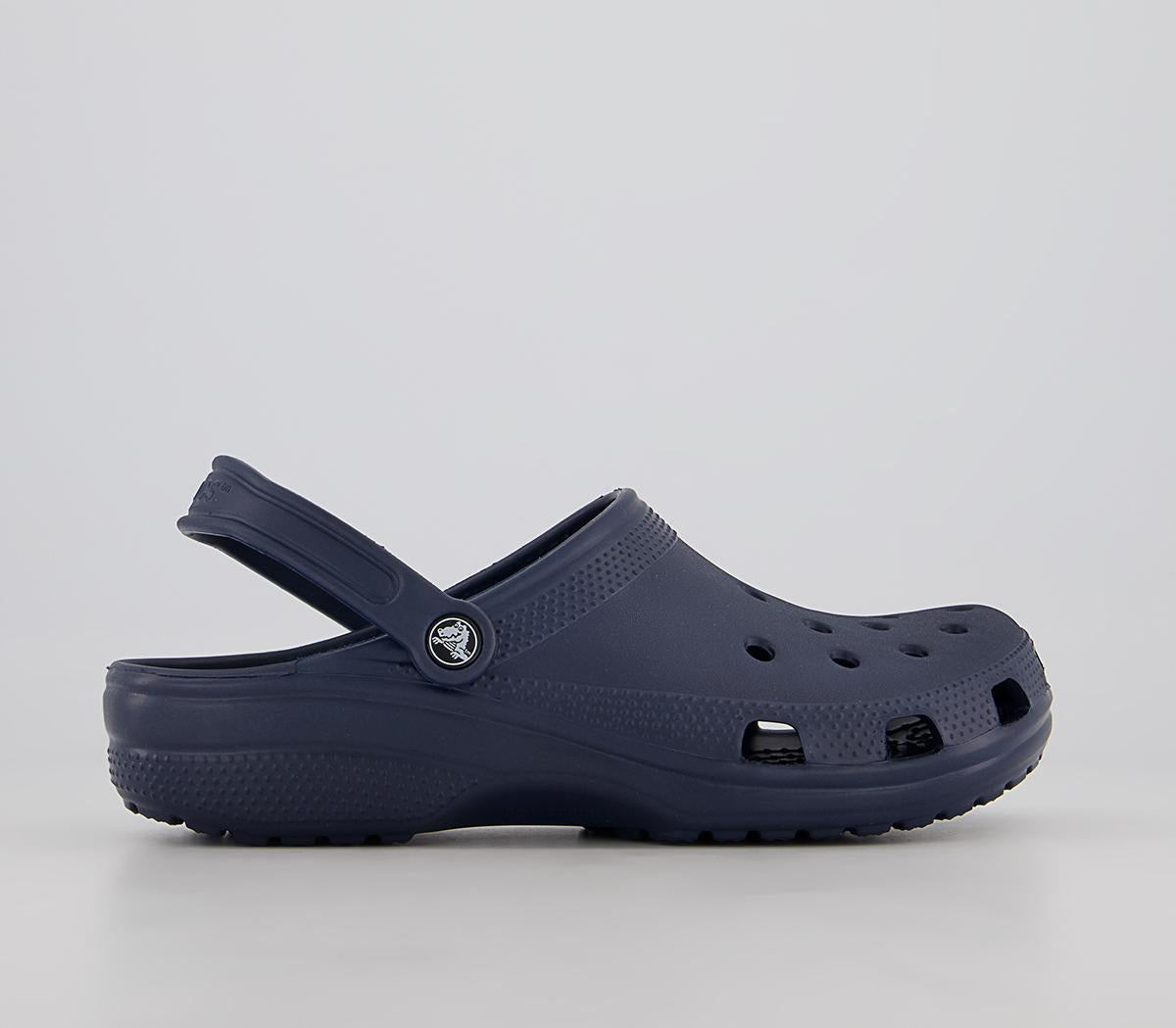Mens Crocs Classic Clogs Navy