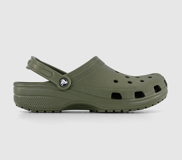 Mens Crocs Classic Clogs Army Green
