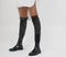 Womens Office Kalamo Flat Over The Knee Sock Boots Black