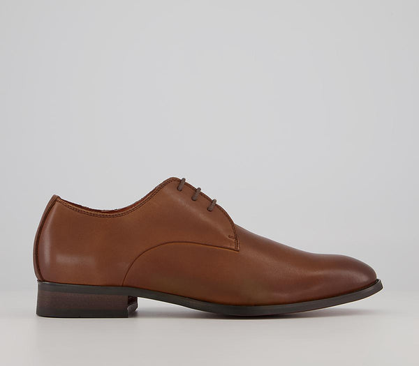 Mens Office Miguel Three Eye Derby Tan Leather