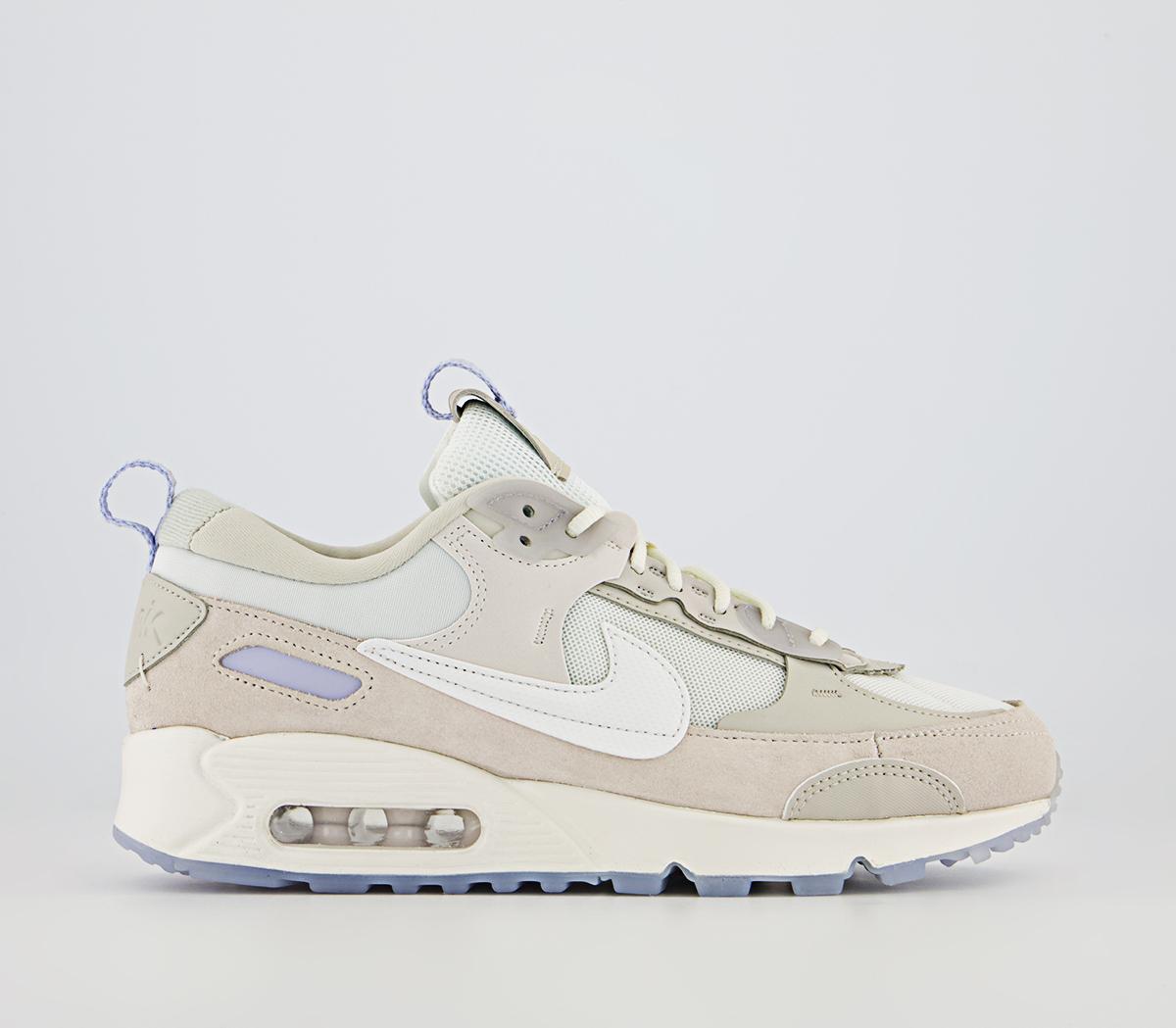 Womens Nike Air Max 90 Futura Summit White Summit White Light Bone