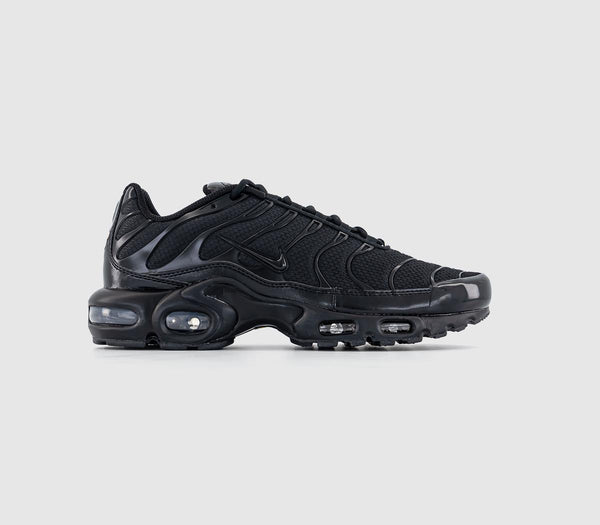 Mens Nike Air Max Plus Trainers Black Black Black