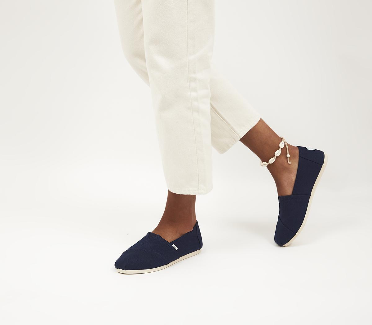 Womens Toms Alpargata Navy