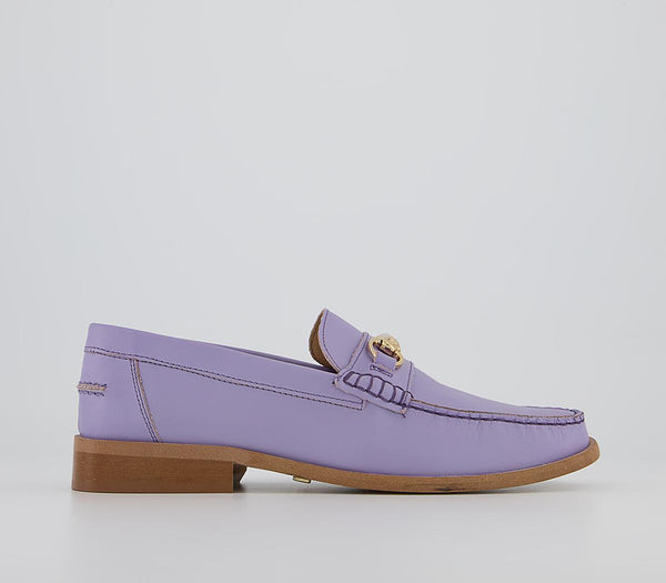 Mens Office Mauritius Bamboo Snaffle Loafers Lilac Leather