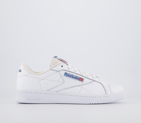 Reebok Club C Grounds White Vector Blue Vector Red Trainers