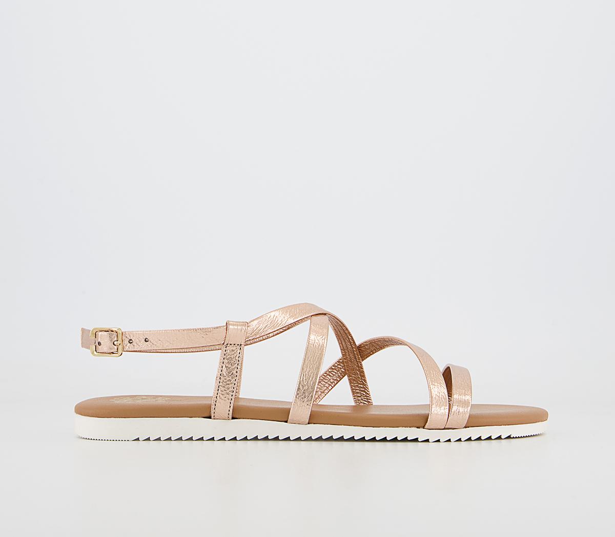 Kids Earth Child Star Multistrap Sandals Pink - OFFCUTS SHOES by OFFICE