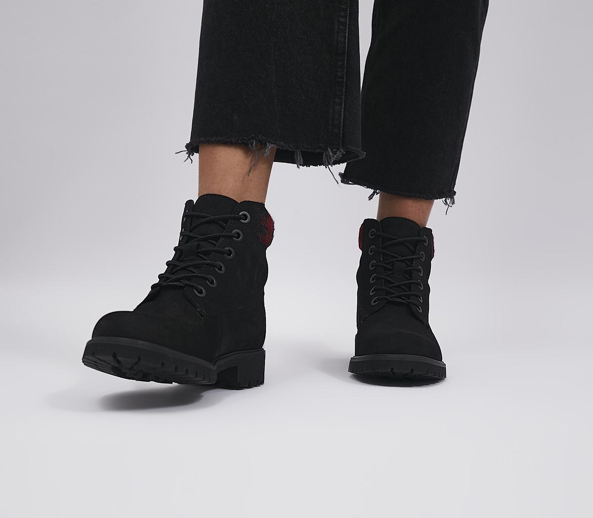 Black womens timberland boots uk sale