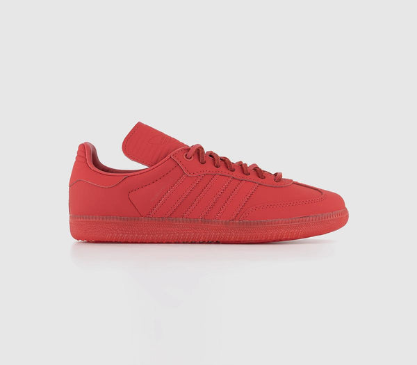 Womens adidas Humanrace Samba Glory Red Trainers