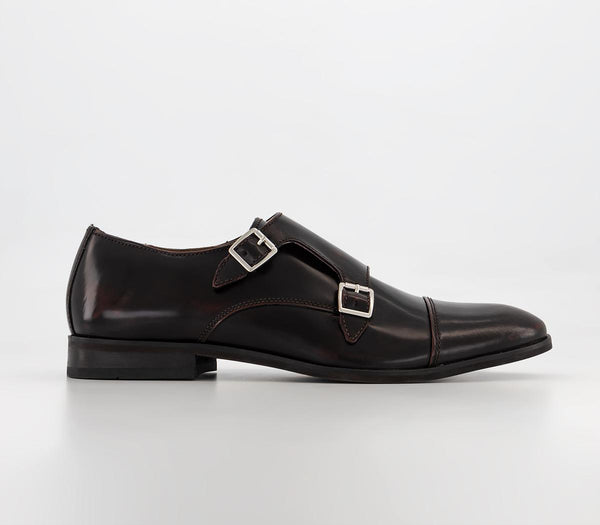 Mens Hudson London Casey Monk Bordo