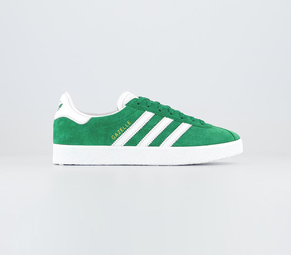 adidas Gazelle 85 Green White Gold Met Trainers