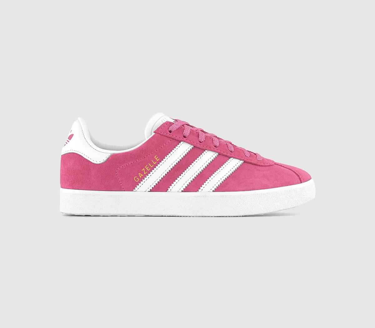 adidas Gazelle 85 Pink Fusion White Gold Metpink Trainers