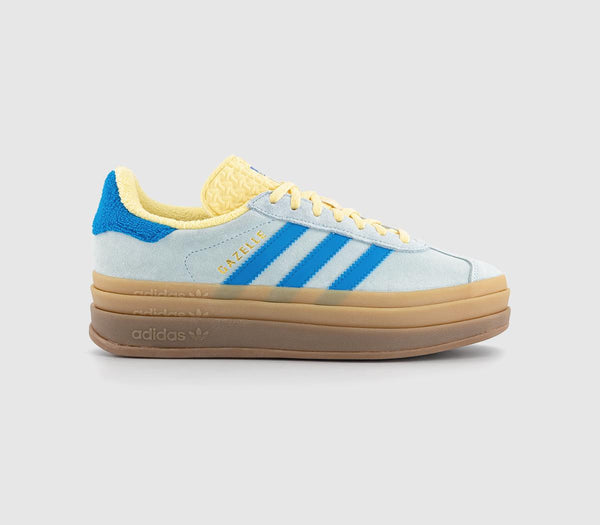 adidas Gazelle Bold W Trainers Almost Blue Bright Blue Almost Yellow
