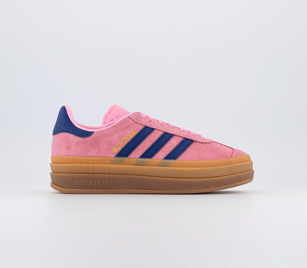 adidas Gazelle Bold W Pink Glow Victory Blue Gum Trainers