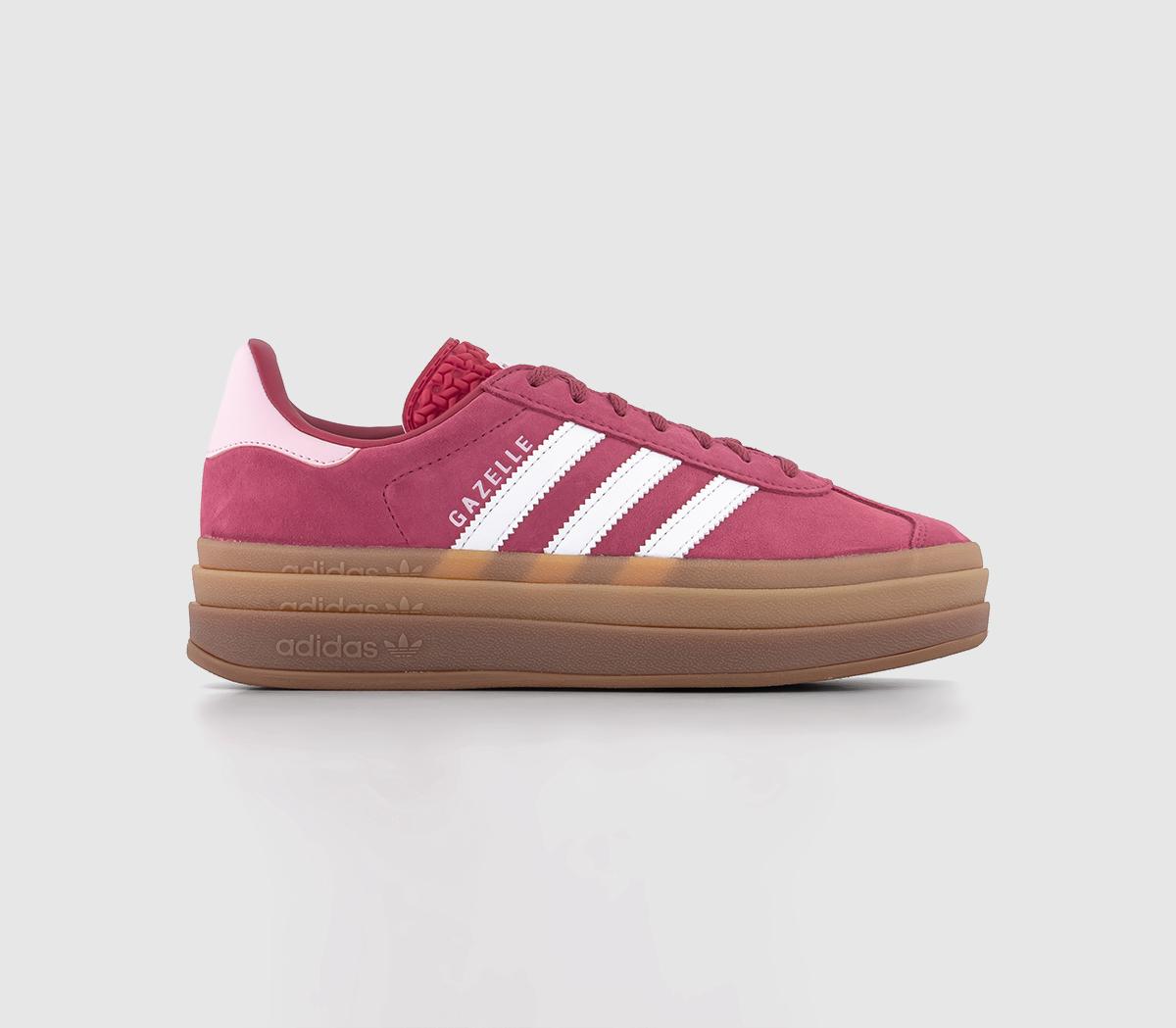 Womens adidas Gazelle Bold W Wild Pink White Clear Pink Trainers