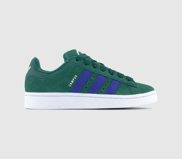 adidas Campus 00's Trainers Collagiate Green White Energy Ink