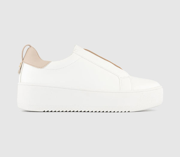Office For Keeps  Slip On Trainers White Nude Mix