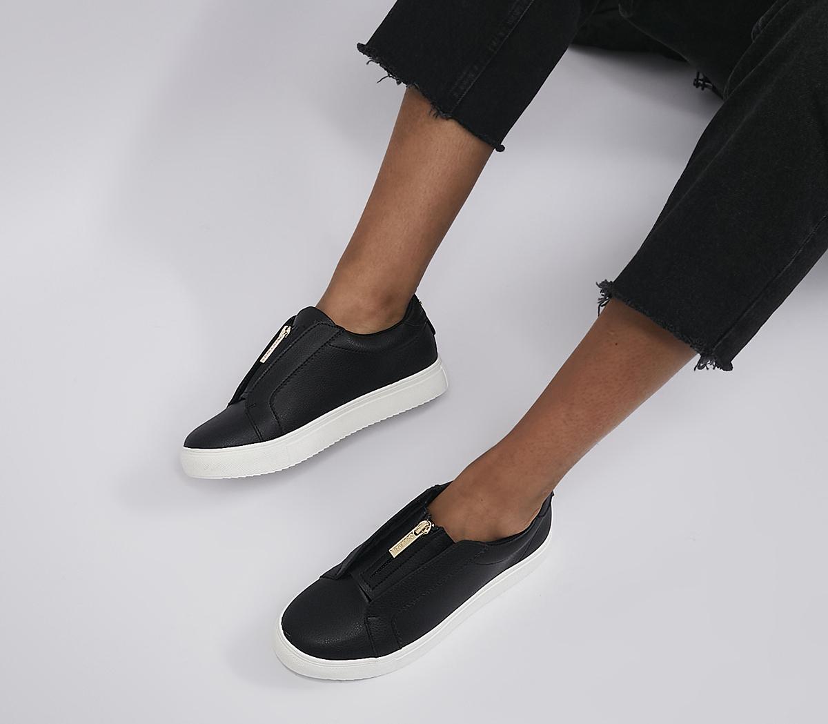 Office black trainers womens on sale