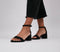 Womens Office Wide Fit: My Way Two Part Sandals Black