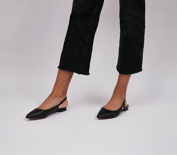 Office on sale black slingbacks