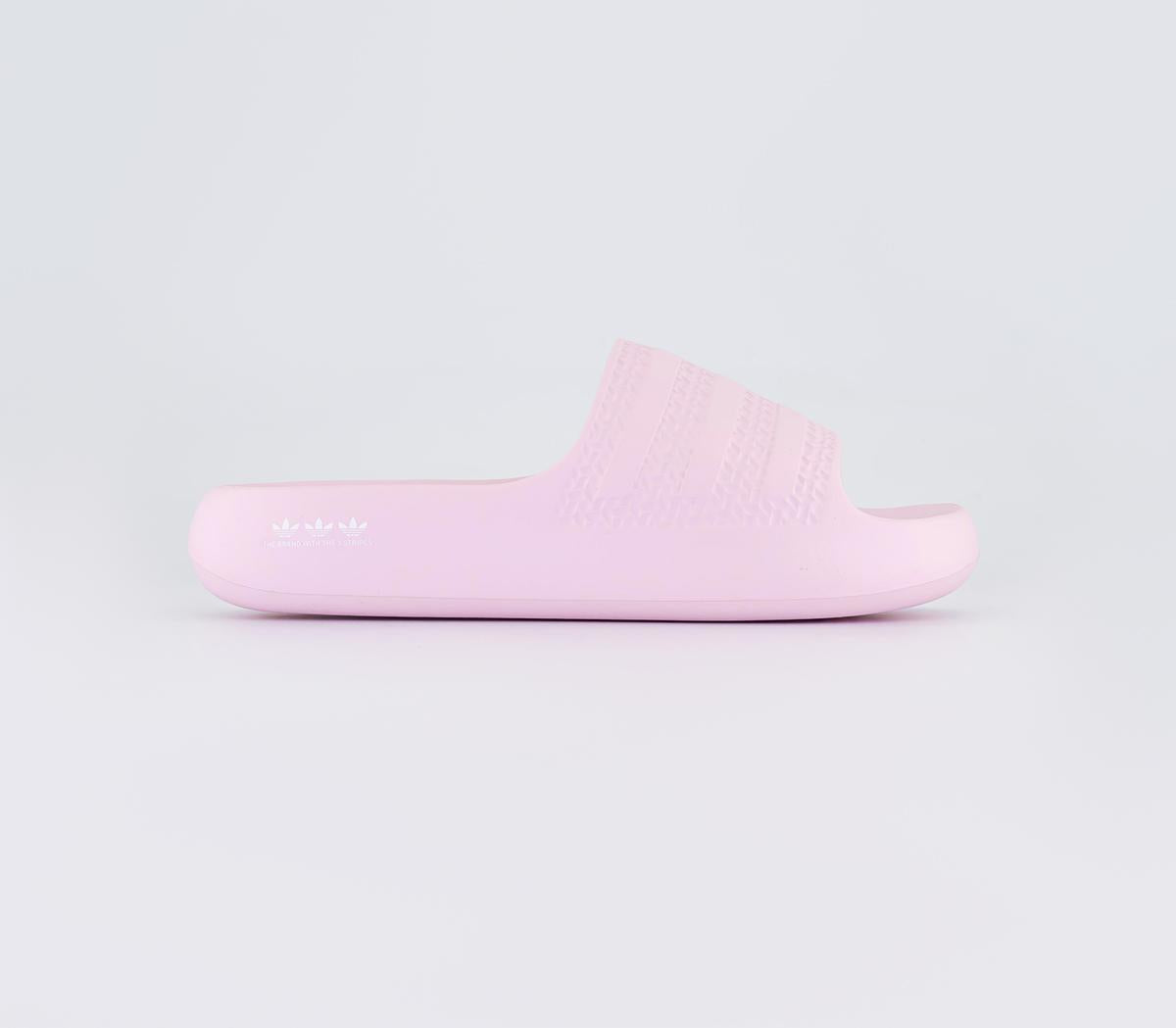 Womens adidas Adilette Ayoon W Clear Pink Clear Pink White