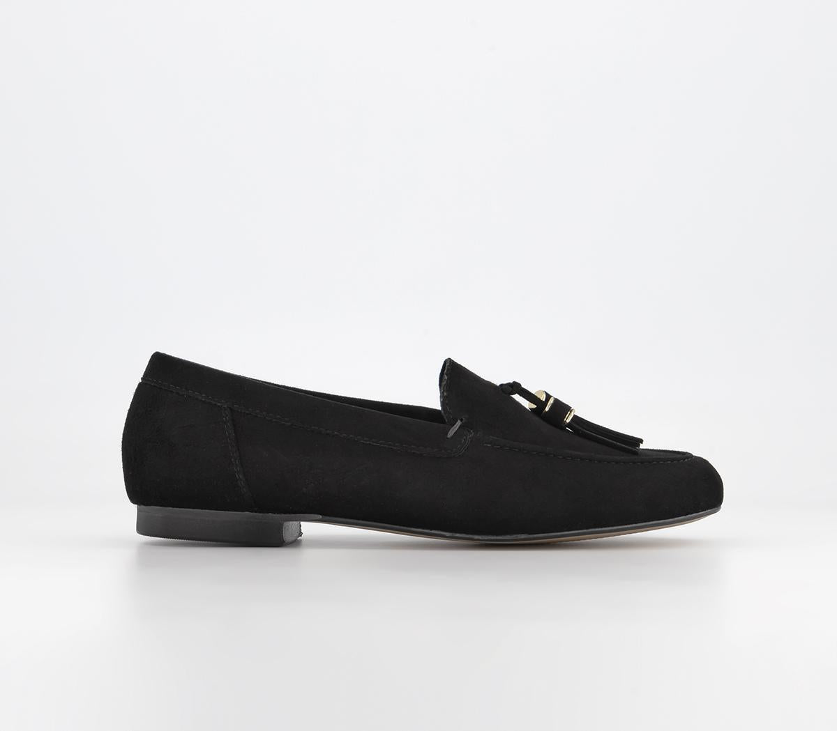 Office black deals suede shoes