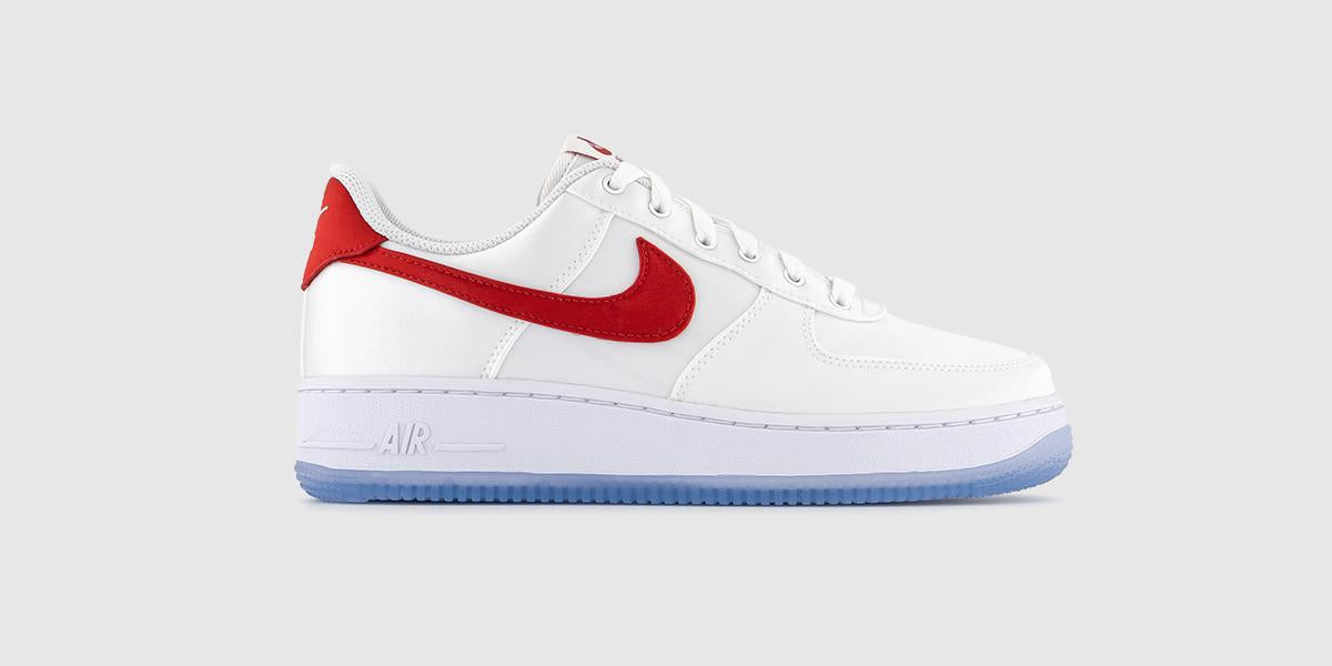 Nike air force 1 hotsell womens white and red