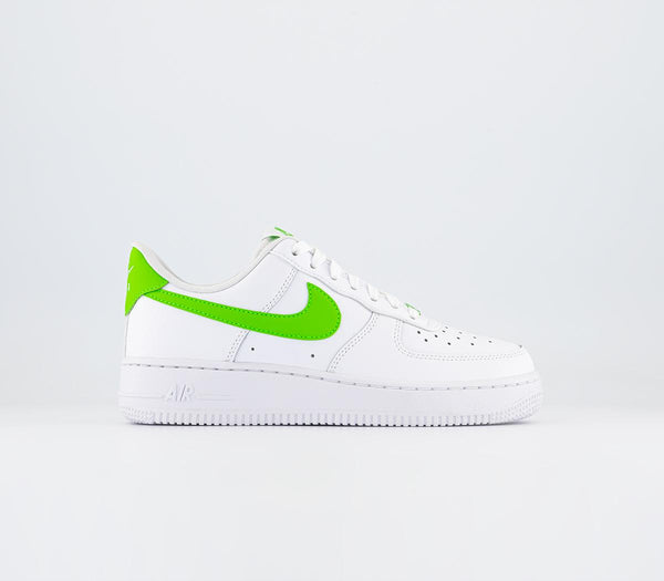 Nike Air Force 1 '07 White Action Green Uk Size 4