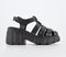 Womens Melissa Megan Platform Sandals Black