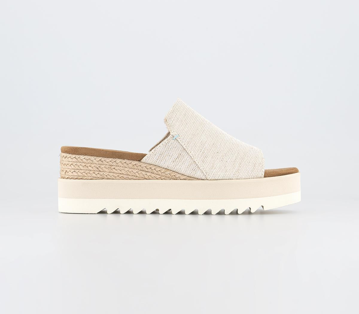 Womens Toms Diana Mules Natural Yarn Dye