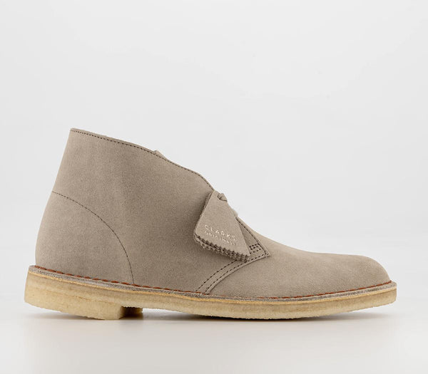 Beige clarks hot sale desert boots