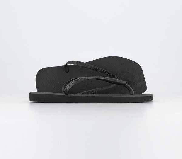 Womens Havaianas Slim Square Black