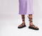 Womens Office Summarise Multistrap Sandals Black