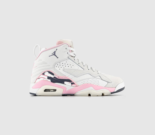 Nike Jordan Mvp Off White Cool Grey Med Soft Pink White Uk Size 5