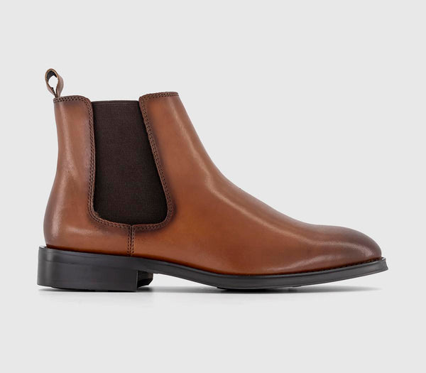 Mens Office Blenheim Chelsea Boots Tan Leather