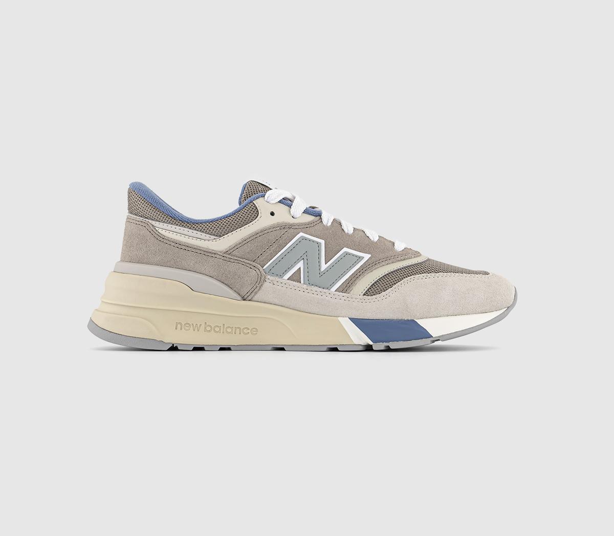 New Balance U997 Driftwood Blue Grey Cream Trainers