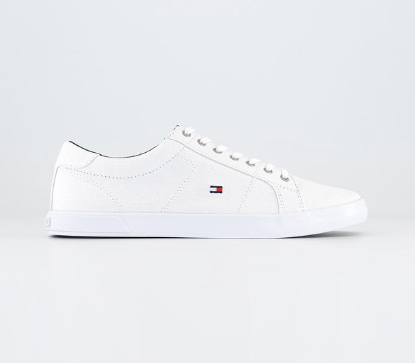 Tommy Hilfiger Iconic Long Vulcanised Triple White Trainers