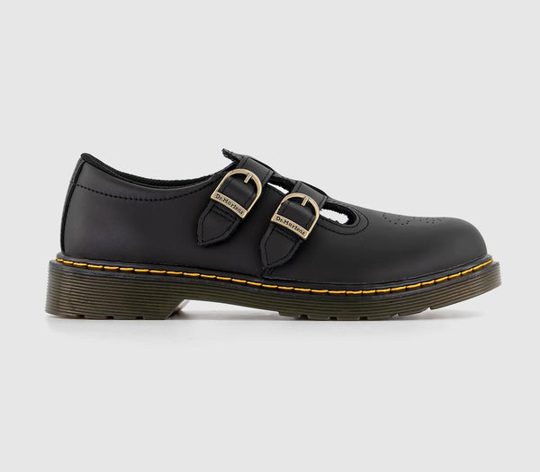Kids Dr. Martens 8065 Mary Janes Youth Black