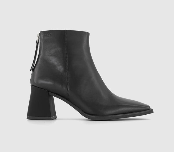 Womens Vagabond Shoemakers Hedda Zip Ankle Boots Black