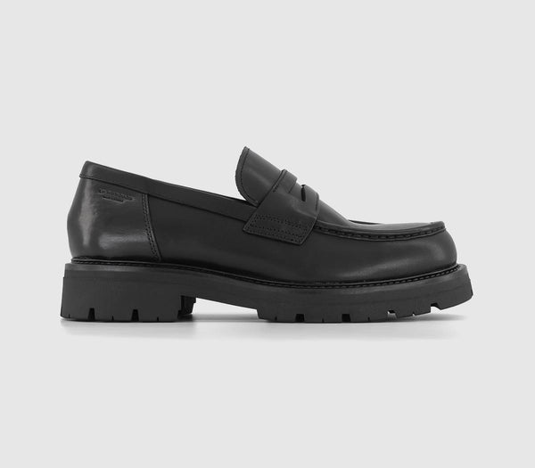 Mens Vagabond Shoemakers Cameron Loafers Black