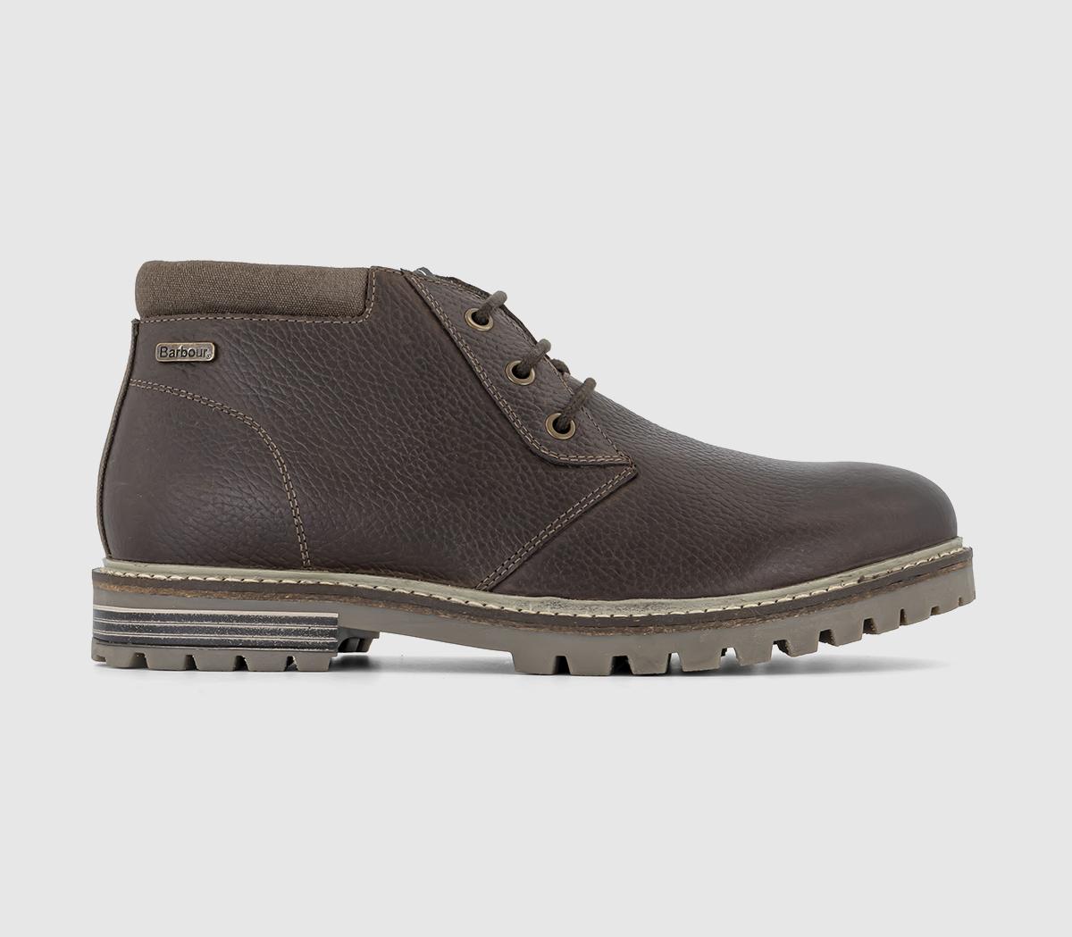 Mens Barbour Boulder Chukka Boots Mocha