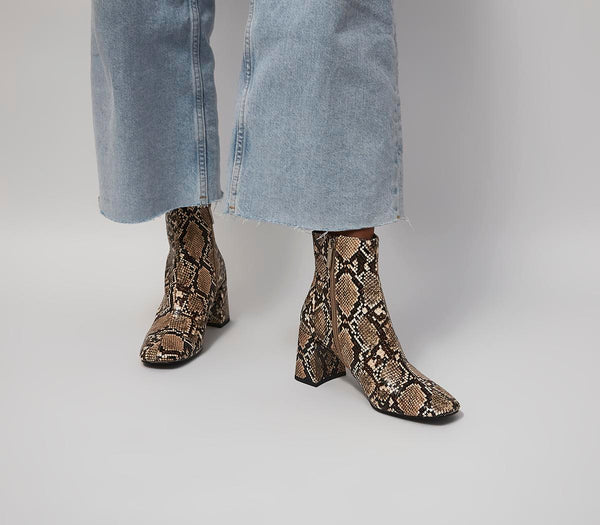 Office animal print on sale boots