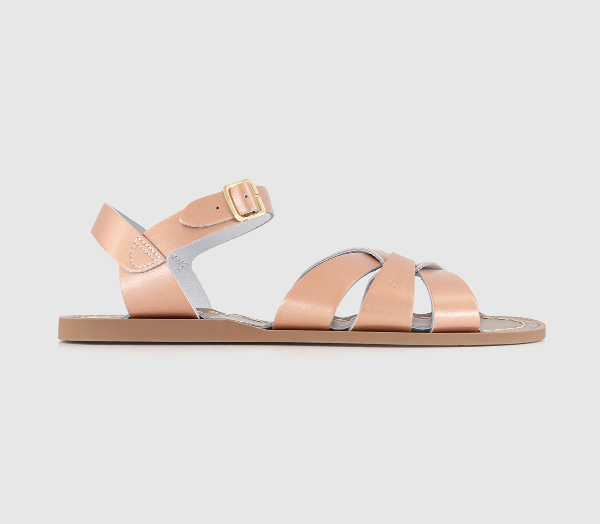 Womens Salt Water Salt Water Original Sandals Rose Gold Leather