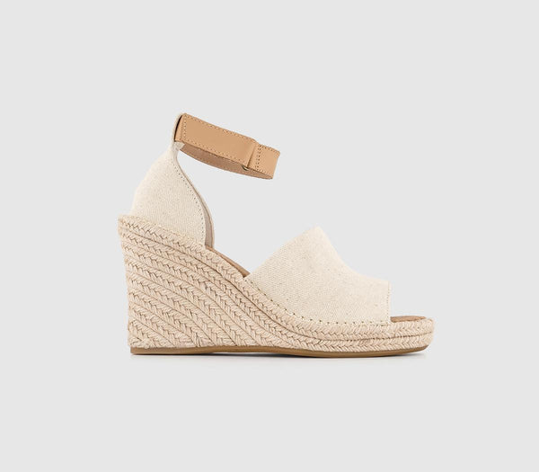 Womens Toms Marisol Heeled Wedge Espadrille Natural