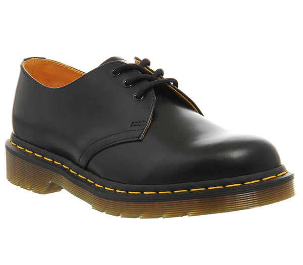 Mens Dr.Martens Dm 3 Eye Lace Shoe Black Leather