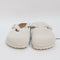 Womens Birkenstock Boston Clogs Antique White Suede