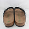 Womens Birkenstock Arizona Two Strap Earthy Vegan Black