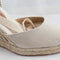 Womens Office Marmalade Part Espadrille Natural Canvas