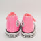 Odd Sizes - Kids Converse All Star Hi 1vlace Pink Glitter Sun Ray White  - UK Sizes Right 5 Infant/Left 6 Infant