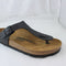 Womens Birkenstock Toe Thong Footbed Black